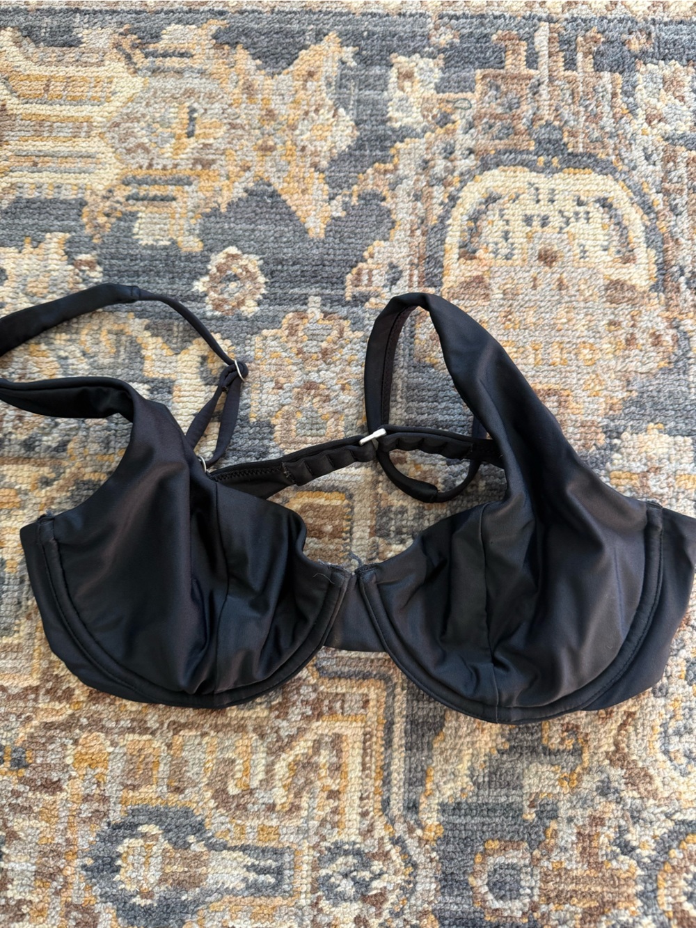 Abercrombie & Fitch Black Underwire Bikini Top